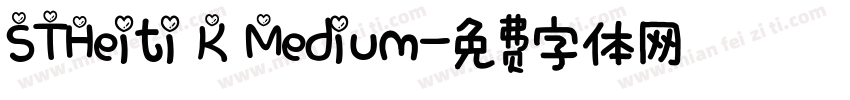 STHeiti K Medium字体转换